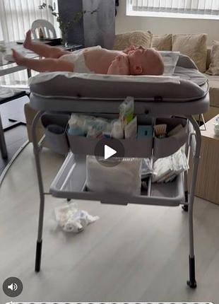Ванночка chicco cuddle&bubble з пеленатором 4