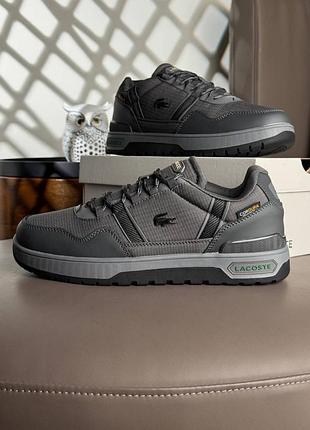 Водонепроникні кросівки lacoste t-clip winter gtx grey