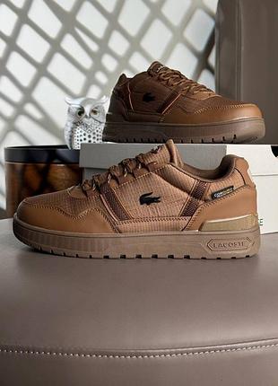 Водонепроникні кросівки lacoste t-clip winter gtx coyote