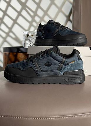 Водонепроникні кросівки lacoste t-clip winter gtx navy black