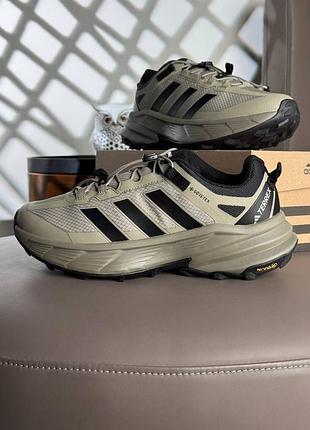 Водонепроникні кросівки adidas terrex freehiker sl gtx beige black