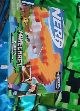 Арбалет nerf minecraft