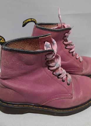 Dr.martens 1460 pascal розовые кожаные ботинки в цвете dusty rose 39976