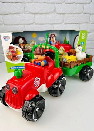 Музичний інтерактивний тракторець / трактор 🚜 7