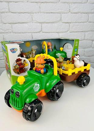 Музичний інтерактивний тракторець / трактор 🚜 4