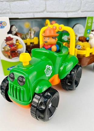 Музичний інтерактивний тракторець / трактор 🚜 3