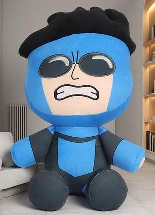 Игрушка неуязвимый марк грейсон (invincible) в синем костюме мягкая игрушка 20 см для детей (l_15935)