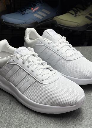 Білі дихаючі кросівки сітка adidas jq4517