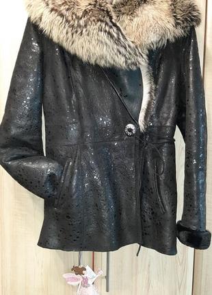 Турецкая дублёнка в новом состоянии