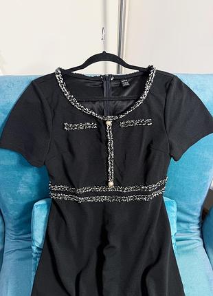 Стильна чорна сукня shein 4