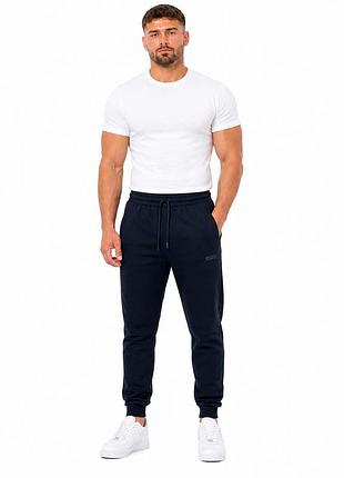 Брюки спортивные cramp мужские батал 6xl-10xl большого размера на манжетах,8xl, темно-синий