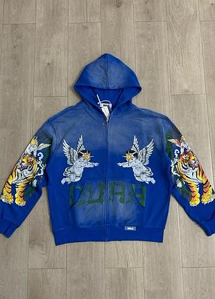 Зіп-худі duaa garden hoodie blue