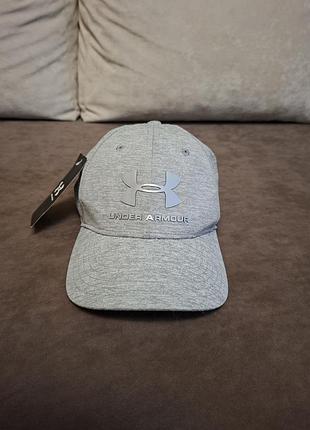 Бейсболка для хлопчиків under armour сіра з абстракцією