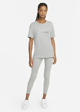 Спортивные трикотажные лосины леггинсы тайтсы 7/8 nike