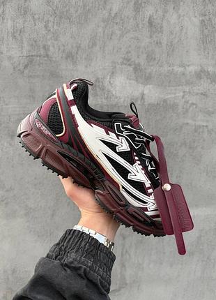Off-white be right back burgundy