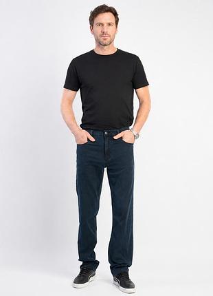 Джинсы basanjiu мужские летние коттоновые большие размеры 34-44, 40, темно-синий