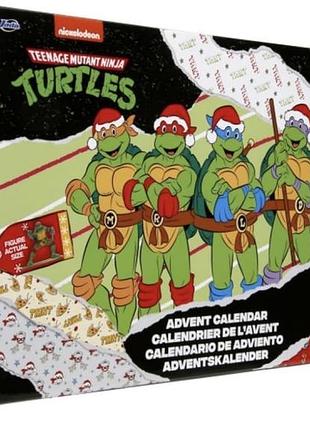 Адвент-календар teenage mutant ninja turtles tmnt — 24 фігурки