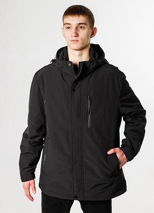 Куртка мужская panda демисезонная большие размеры 52-60 р-ра , черный, xxl
