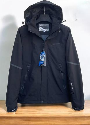 Куртка демисезонная термо audsa мужская m-3xl , черный, m