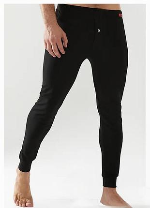 Термобелье подштаники cotpark мужские s-xxl , l, черный