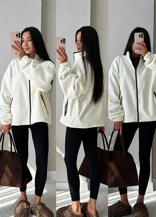 Кофта флисовая черная 4