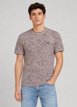 Футболка мужская red-down большие размеры 2xl-5xl коттон эластан турция,4xl,мокко