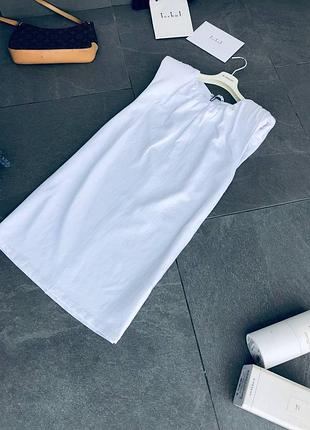 Белое платье zara 6