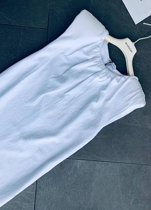 Белое платье zara 5