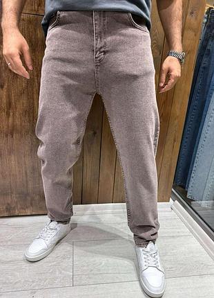 Чоловічі джинси john lucca mom 100% бавовна, молодіжні, туреччина,, 30 мокко