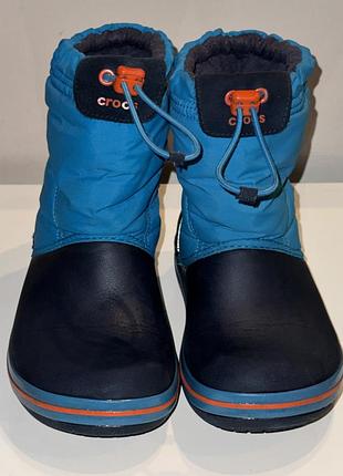 Чоботи дитячі crocs сині 2