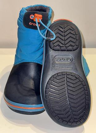Чоботи дитячі crocs сині 4