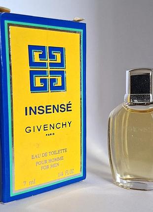 Миниатюра givenchy insense. оригинал. винтаж