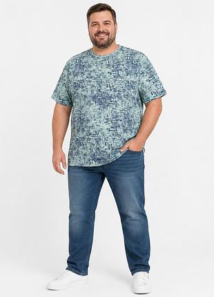 Футболка red-down чоловіча батал 6xl-9xl марлевка вільного крою, 8xl, зелений