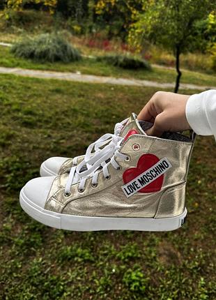 Шикарні кеди love moschino ❤️ 37p. 6
