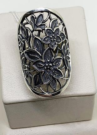 Кільце срібне "весна" 21,5 7,41 г