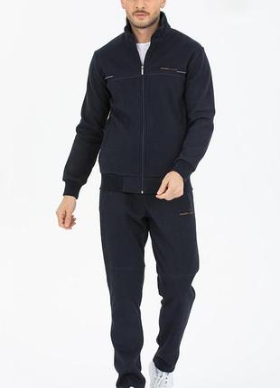 Костюм чоловічий shooter теплий спортивний m-xxxl, l, темно-синій
