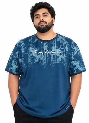 Футболка чоловіча red down великого розміру 6xl-9xl бавовняна туреччина для великих чоловіків,7xl,смарагдовий