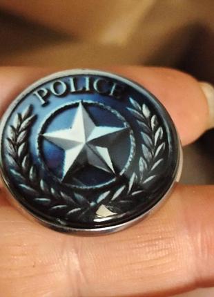 Кругла брошка брошка знак значок пін police поліція