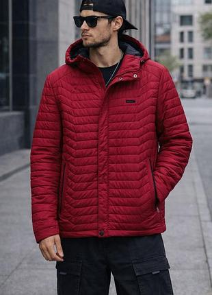 Куртка мужская saz демисезонная турция m-4xl на трикотажной подкладке, красный, 4xl