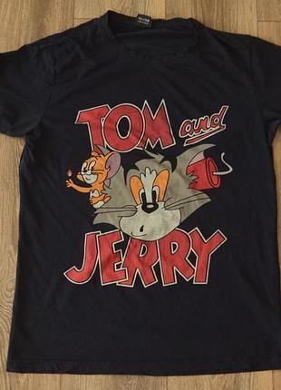 Чоловіча футболка tom & jerry / l-xl розмір
