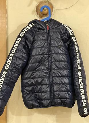 Куртка демісезонна для хлопчика guess, синя