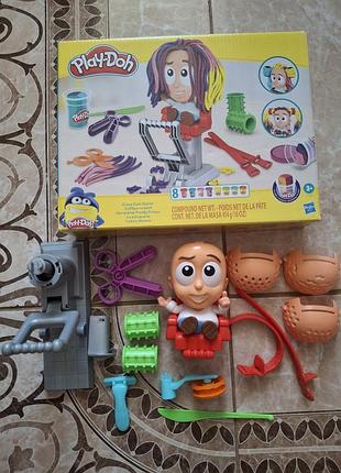 Набір для ліплення play-doh шалені зачіски f1260 hasbro