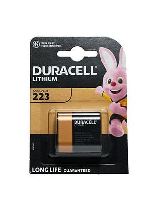 Батарейка duracell lithium 6v cr-p2 / 223 / dl223