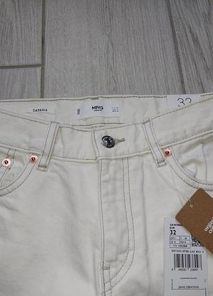 Прямые джинсы mango xs,s 3