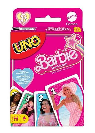 Настільна гра uno "barbie у кіно" (hpy59)
