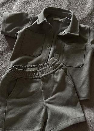 Костюм для хлопчика zara сірий