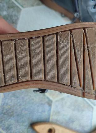 Черевики clarks шкіряні сині 2