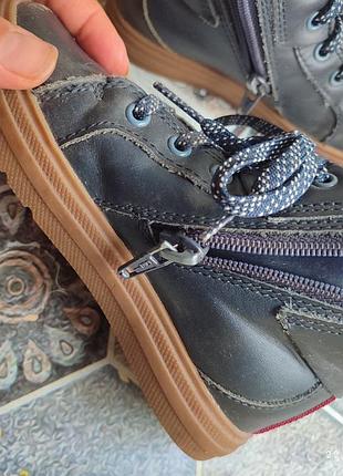 Черевики clarks шкіряні сині 4