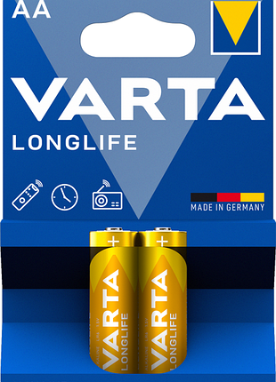 Батарейка varta longlife aa bli 2 (4106101412)