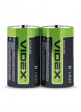 Батарейка videx lr20/2 bl